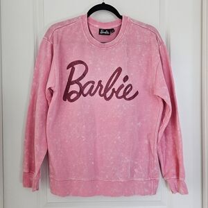 Barbie Faded Pink Crew Neck Sweater